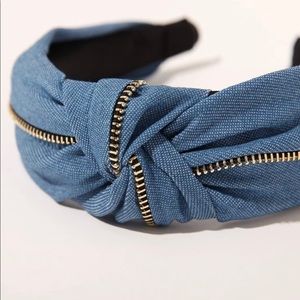 Denim Metal Minimalist Hair Band - sold to sister